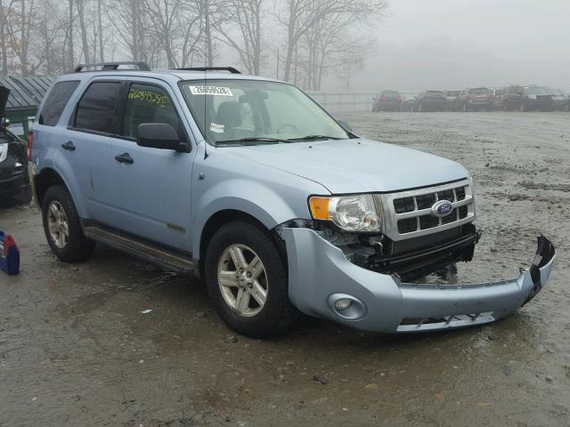 1FMCU59H98KA79929 - 2008 FORD ESCAPE HEV BLUE photo 1