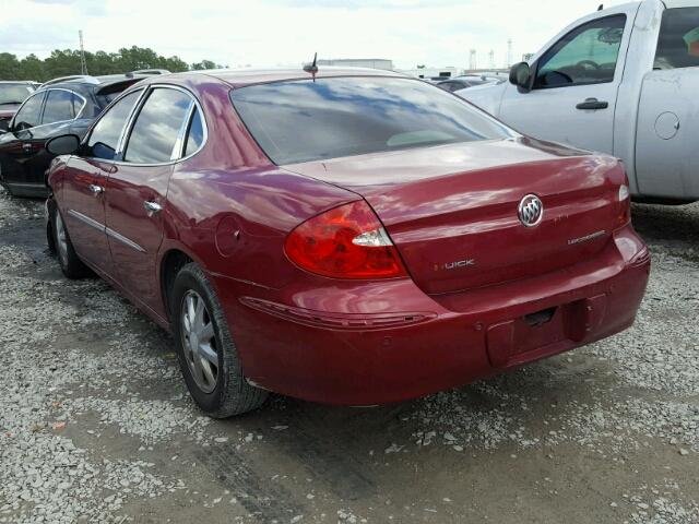 2G4WD582661187786 - 2006 BUICK LACROSSE C RED photo 3