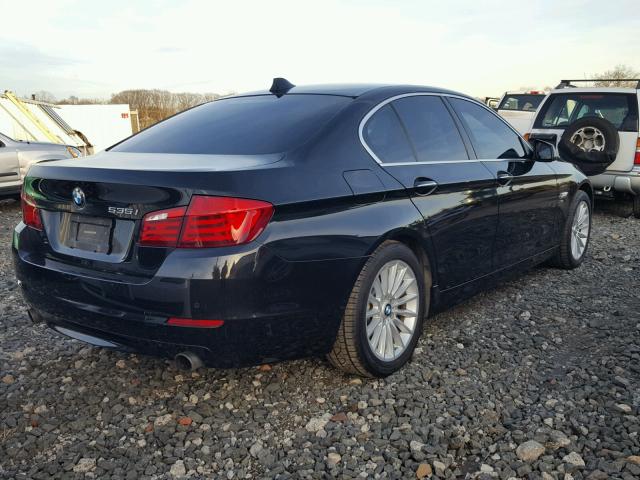 WBAFU7C56BC870865 - 2011 BMW 535 XI BLACK photo 4