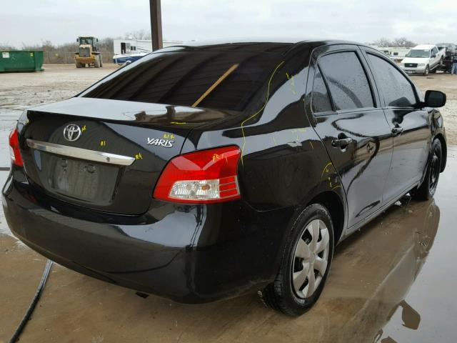 JTDBT923271052083 - 2007 TOYOTA YARIS BLACK photo 4