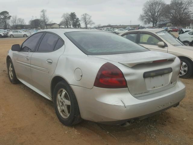 2G2WS522X41130236 - 2004 PONTIAC GRAND PRIX SILVER photo 3