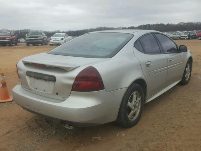 2G2WS522X41130236 - 2004 PONTIAC GRAND PRIX SILVER photo 4