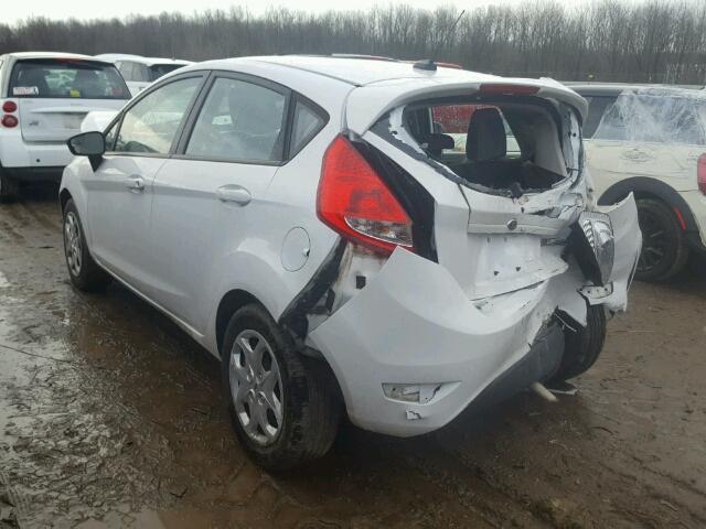 3FADP4TJ5DM215164 - 2013 FORD FIESTA S WHITE photo 3