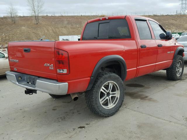 1D7HU18D53S353787 - 2003 DODGE RAM 1500 S RED photo 4