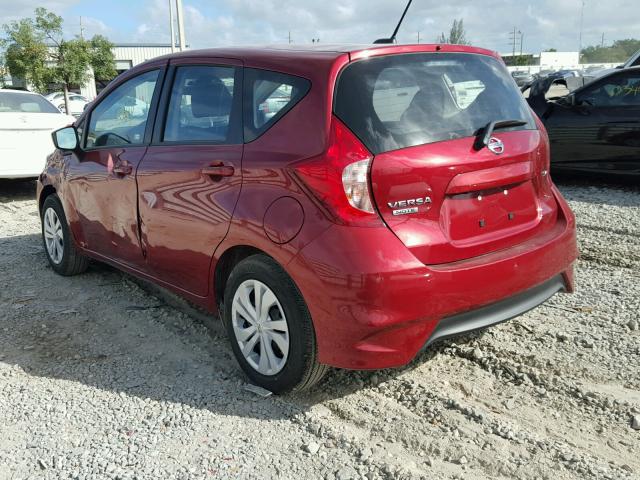 3N1CE2CP7JL361350 - 2018 NISSAN VERSA NOTE RED photo 3