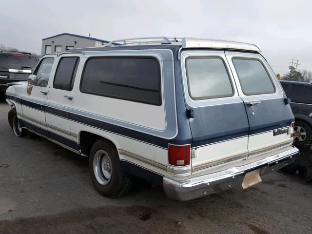 1GNER16K0HF180607 - 1987 CHEVROLET SUBURBAN R WHITE photo 3