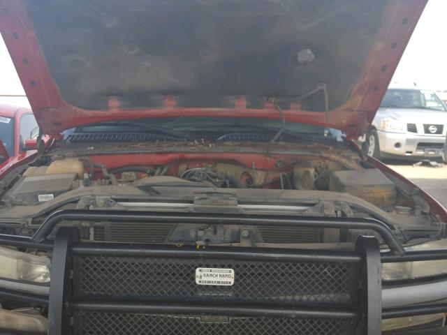 1GCGC24U41Z164220 - 2001 CHEVROLET SILVERADO RED photo 7