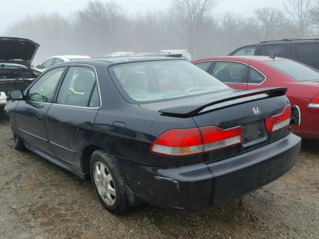 1HGCG56672A023050 - 2002 HONDA ACCORD EX BLACK photo 3