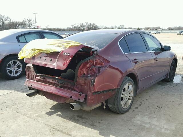 1N4AL2AP1AN435008 - 2010 NISSAN ALTIMA BAS MAROON photo 4