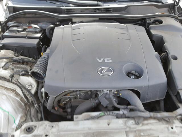 JTHBK262295092704 - 2009 LEXUS IS 250 WHITE photo 7