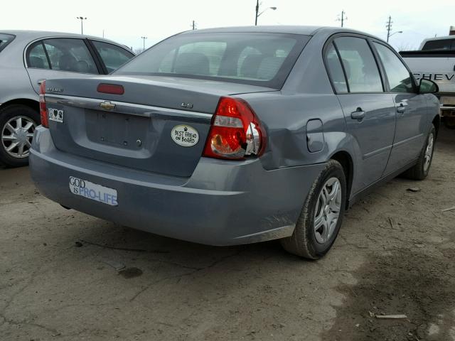 1G1ZS58F17F288554 - 2007 CHEVROLET MALIBU LS ლურჯი ფოტო 4
