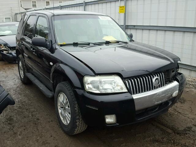 4M2CU57186KJ07995 - 2006 MERCURY MARINER BLACK photo 1