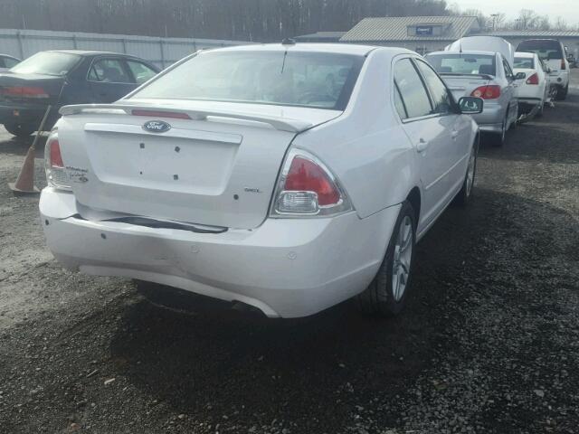 3FAHP08Z69R111060 - 2009 FORD FUSION SEL WHITE photo 4