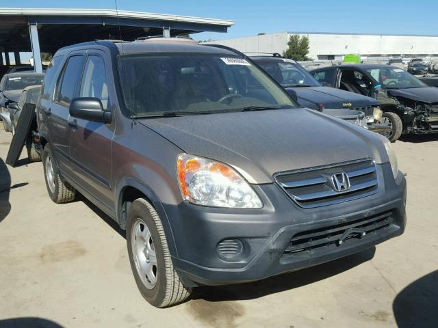 JHLRD68546C007591 - 2006 HONDA CR-V LX GOLD photo 1