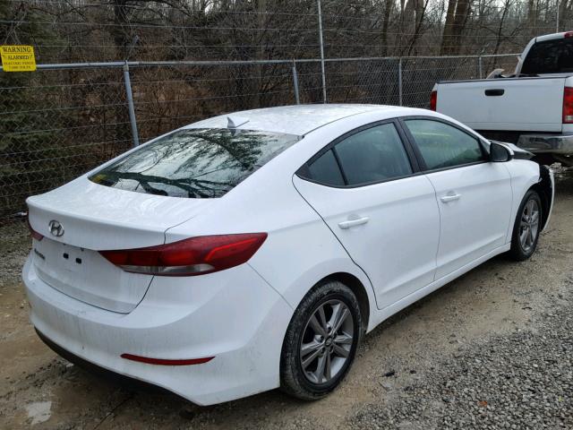 5NPD84LF6HH168516 - 2017 HYUNDAI ELANTRA SE WHITE photo 4