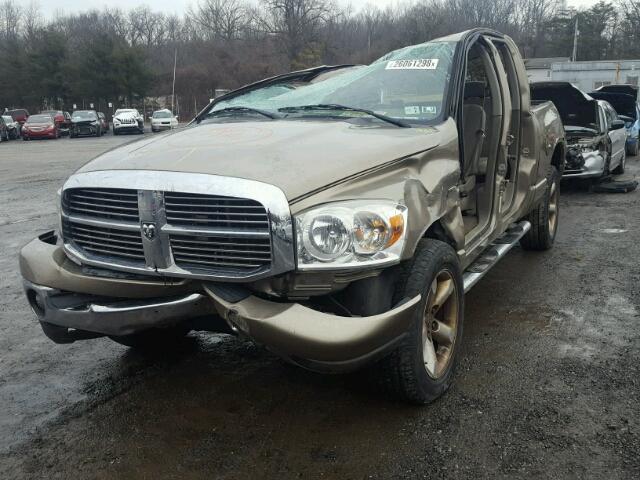 1D7HU18298J240260 - 2008 DODGE RAM 1500 S BEIGE photo 2