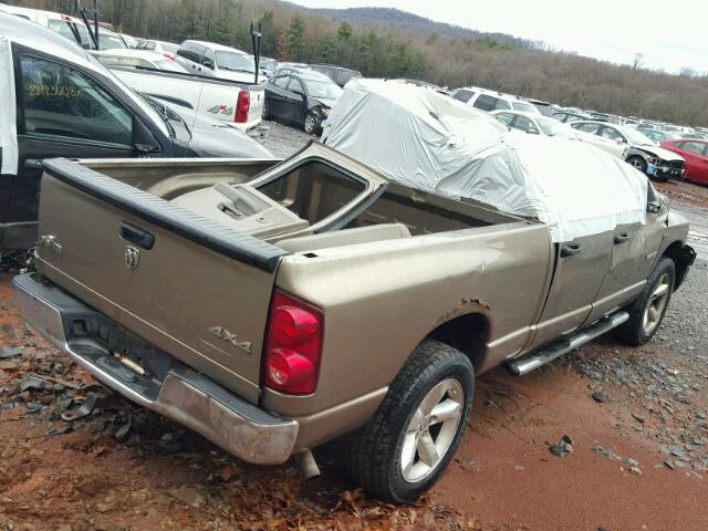 1D7HU18298J240260 - 2008 DODGE RAM 1500 S BEIGE photo 4