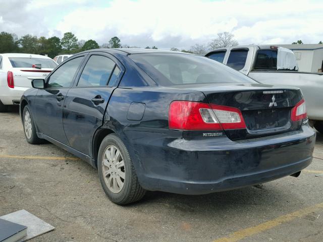 4A32B2FF3CE023447 - 2012 MITSUBISHI GALANT FE BLACK photo 3