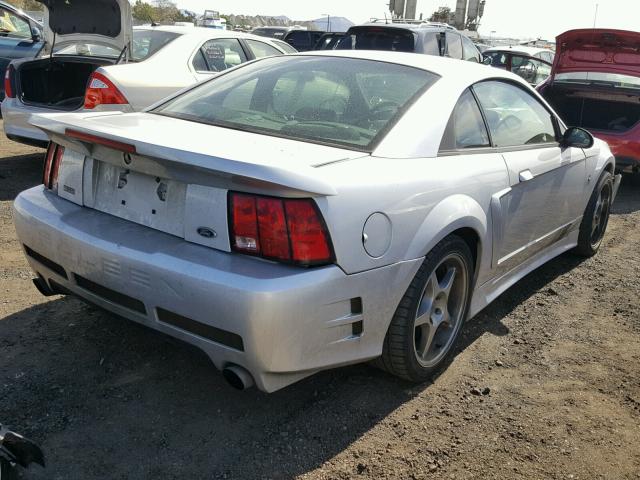 1FAFP42X9YF230318 - 2000 FORD MUSTANG GT SILVER photo 4