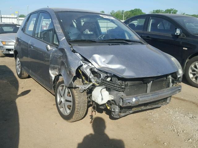 JHMGD38418S018288 - 2008 HONDA FIT GRAY photo 1