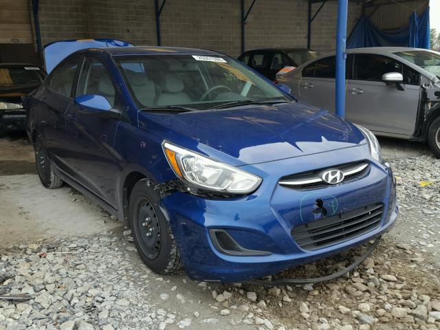 KMHCT4AE7FU873604 - 2015 HYUNDAI ACCENT GLS BLUE photo 1