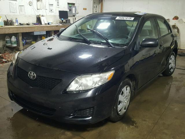 2T1BU40E29C172548 - 2009 TOYOTA COROLLA BA BLACK photo 2