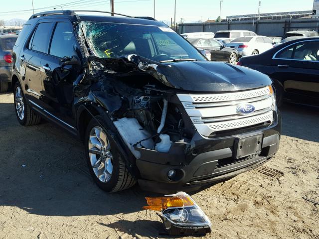 1FM5K7D8XDGB93601 - 2013 FORD EXPLORER X BLACK photo 1