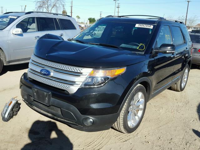 1FM5K7D8XDGB93601 - 2013 FORD EXPLORER X BLACK photo 2