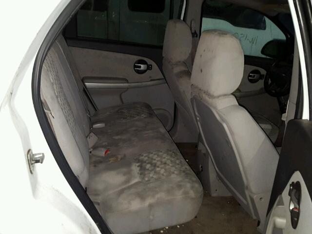 2CNDL73F956161863 - 2005 CHEVROLET EQUINOX LT WHITE photo 6