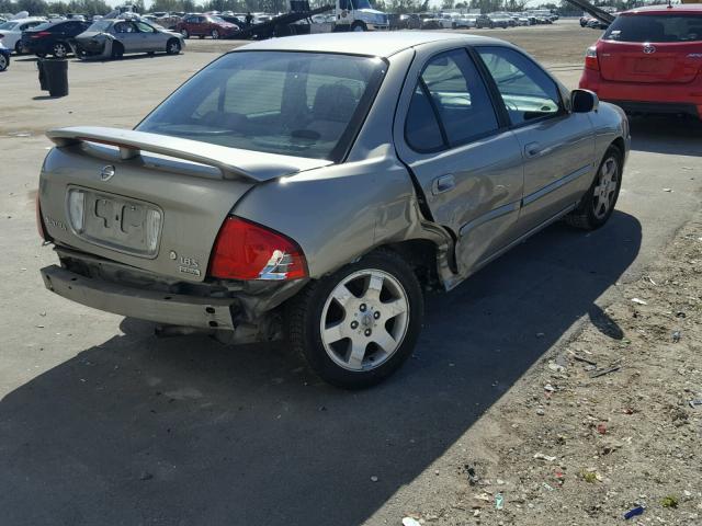 3N1CB51D46L630043 - 2006 NISSAN SENTRA 1.8 TAN photo 4