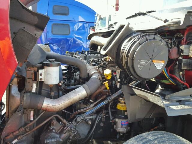 3HSDJSJRXCN601653 - 2012 INTERNATIONAL PROSTAR أحمر صورة 7