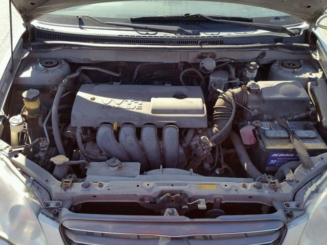 2T1BR38E04C205054 - 2004 TOYOTA COROLLA CE SILVER photo 7