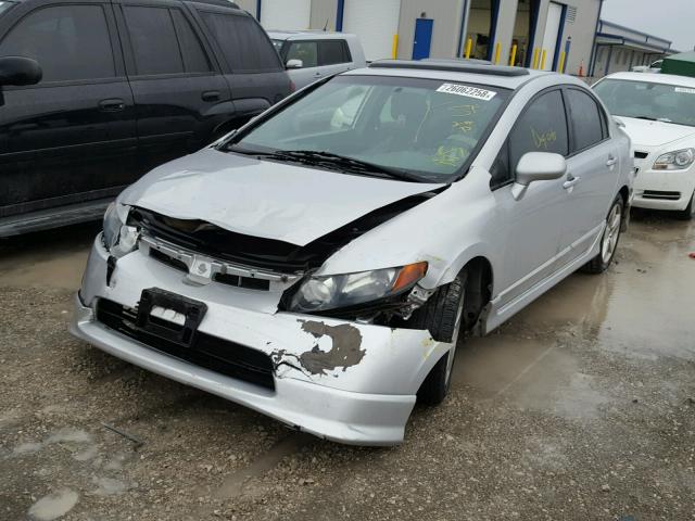 1HGFA16838L045083 - 2008 HONDA CIVIC EX Gümüş foto 2