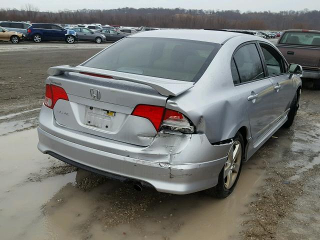 1HGFA16838L045083 - 2008 HONDA CIVIC EX Gümüş foto 4