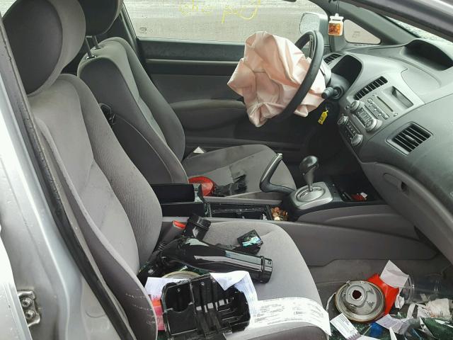 1HGFA16838L045083 - 2008 HONDA CIVIC EX Gümüş foto 5