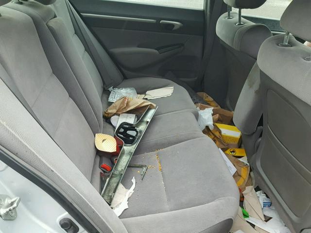 1HGFA16838L045083 - 2008 HONDA CIVIC EX Gümüş foto 6