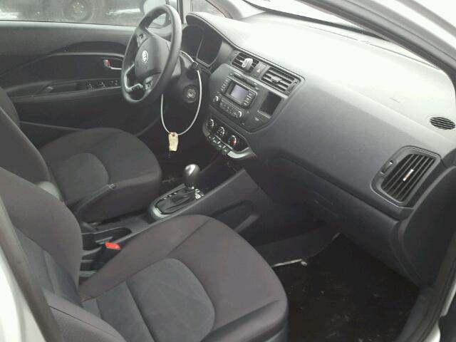 KNADM5A32D6873440 - 2013 KIA RIO LX Արծաթագույն լուսանկար 5