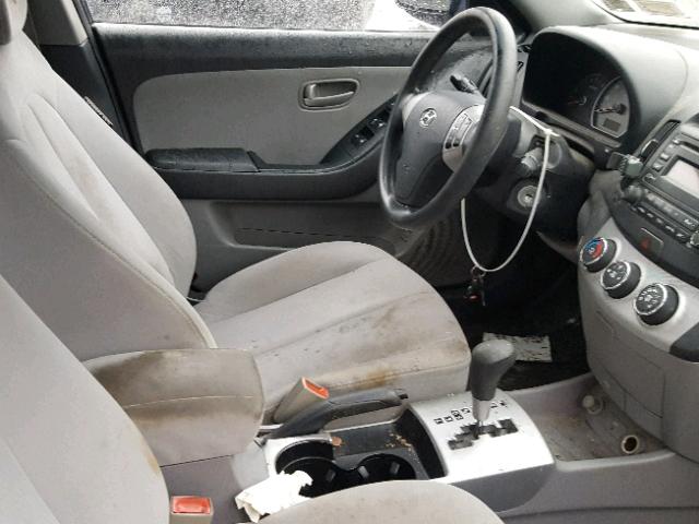 KMHDU46D68U447911 - 2008 HYUNDAI ELANTRA GL BLUE photo 5