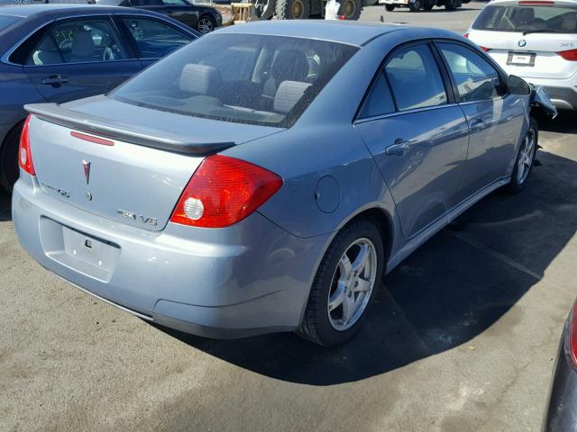 1G2ZJ57K494241787 - 2009 PONTIAC G6 BLUE photo 4