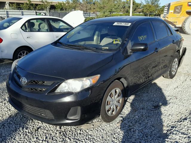 JTDBU4EE2B9138422 - 2011 TOYOTA COROLLA BA BLACK photo 2