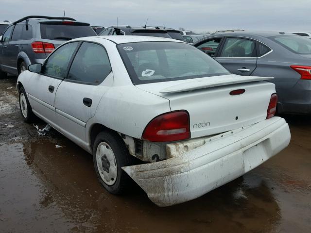 1B3ES47C6TD658251 - 1996 DODGE NEON HIGHL WHITE photo 3