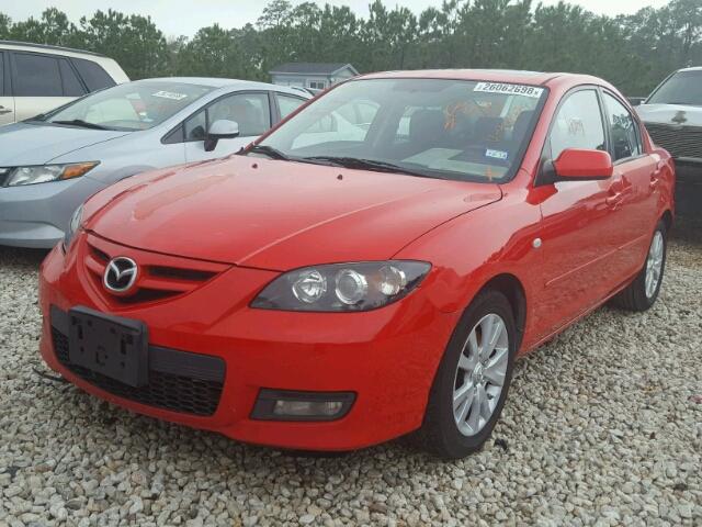 JM1BK323971765479 - 2007 MAZDA 3 S RED photo 2