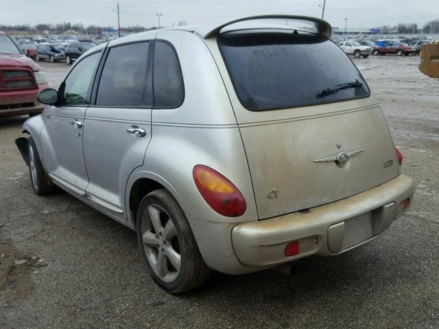 3C8FY78G24T352839 - 2004 CHRYSLER PT CRUISER SILVER photo 3