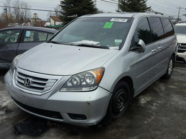 5FNRL3H7XAB021118 - 2010 HONDA ODYSSEY EX SILVER photo 2