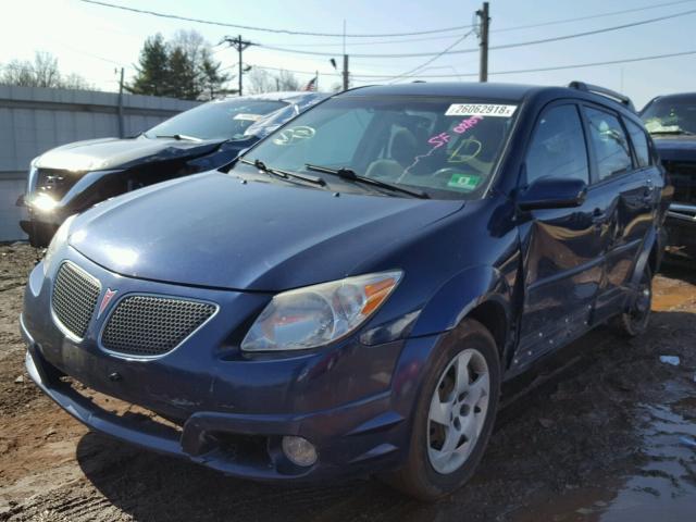 5Y2SL67808Z409850 - 2008 PONTIAC VIBE BLUE photo 2