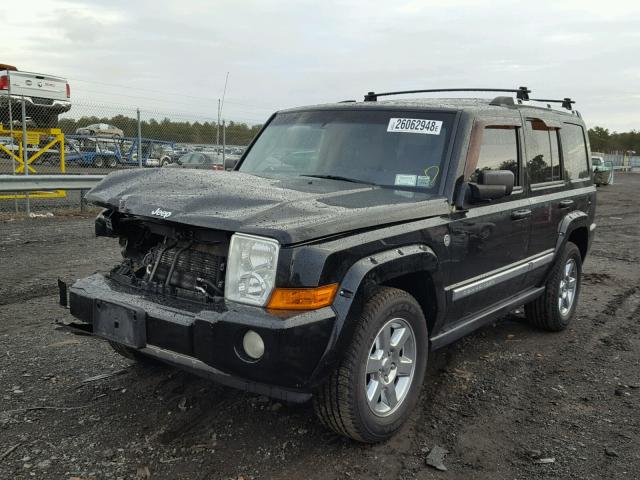 1J8HG58N26C198740 - 2006 JEEP COMMANDER BLACK photo 2