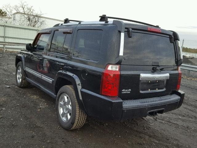 1J8HG58N26C198740 - 2006 JEEP COMMANDER BLACK photo 3