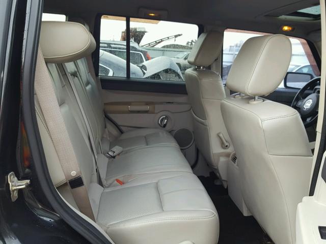 1J8HG58N26C198740 - 2006 JEEP COMMANDER შავი ფოტო 6