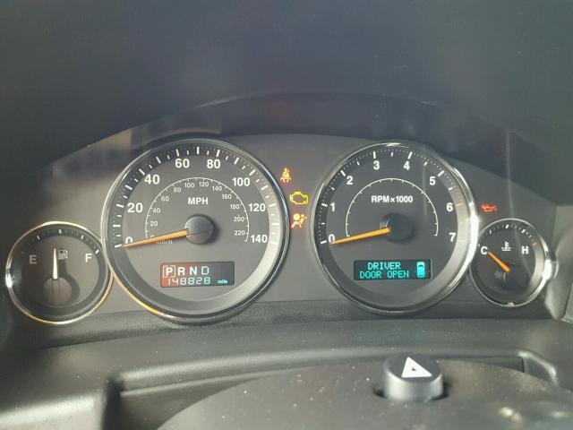 1J8HG58N26C198740 - 2006 JEEP COMMANDER შავი ფოტო 8