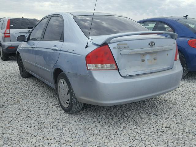 KNAFE121485563149 - 2008 KIA SPECTRA EX GRAY photo 3